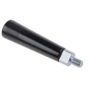 RS PRO Zinc Plated Steel Tapered Handle with Phenolic Grip, Male M8 Thread x 12 mm Insert Length, 92 mm Length 702-7563