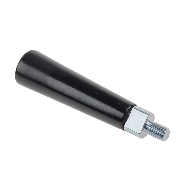 RS PRO Zinc Plated Steel Tapered Handle with Phenolic Grip, Male M8 Thread x 12 mm Insert Length, 92 mm Length 702-7563