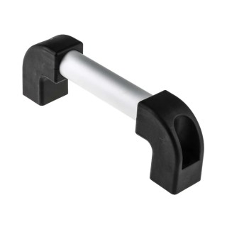 RS PRO Silver Aluminium Concealed Fixings Drawer Handle 77 mm Height, 30 mm Width, 224 mm Length 702-7822