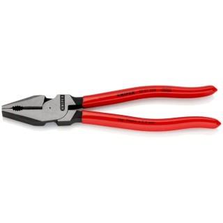 Knipex High Leverage Combination Plier, 225mm Overall, Plastic Coated Handle, Special Quality Tool Steel 02 01 225