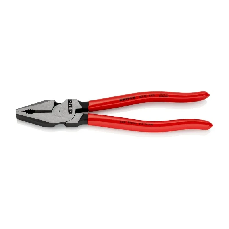 Knipex High Leverage Combination Plier, 225mm Overall, Plastic Coated Handle, Special Quality Tool Steel 02 01 225