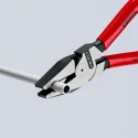 Knipex High Leverage Combination Plier, 225mm Overall, Plastic Coated Handle, Special Quality Tool Steel 02 01 225