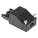 Wieland ST18 Series 3-Pole Male Screw Cable Connector, 250V, 16A, IP20, Black 