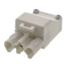 Wieland ST18 Series 3-Pole Female Screw Cable Connector 250V 16A IP20