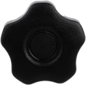 RS PRO Black Polypropylene Multiple Lobes Clamping Knob, M8 Threaded Stud, 40 mm Diameter 702-7633