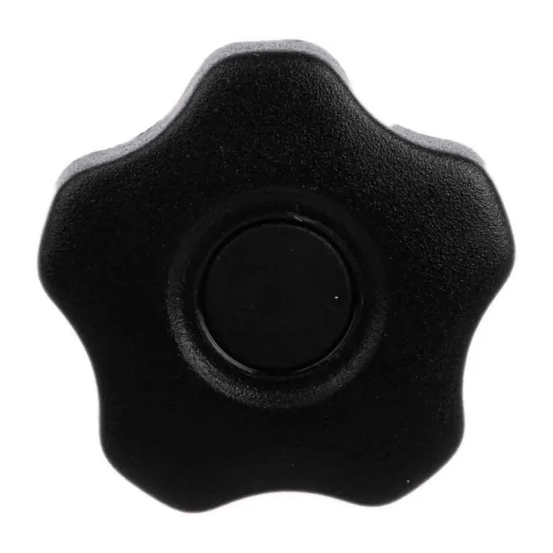 RS PRO Black Polypropylene Multiple Lobes Clamping Knob, M8 Threaded Stud, 40 mm Diameter 702-7633