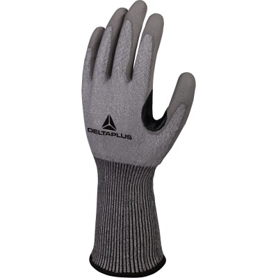 Delta Plus Grey Polyurethane Coated Work Gloves Size 7 VECUTC02GR07