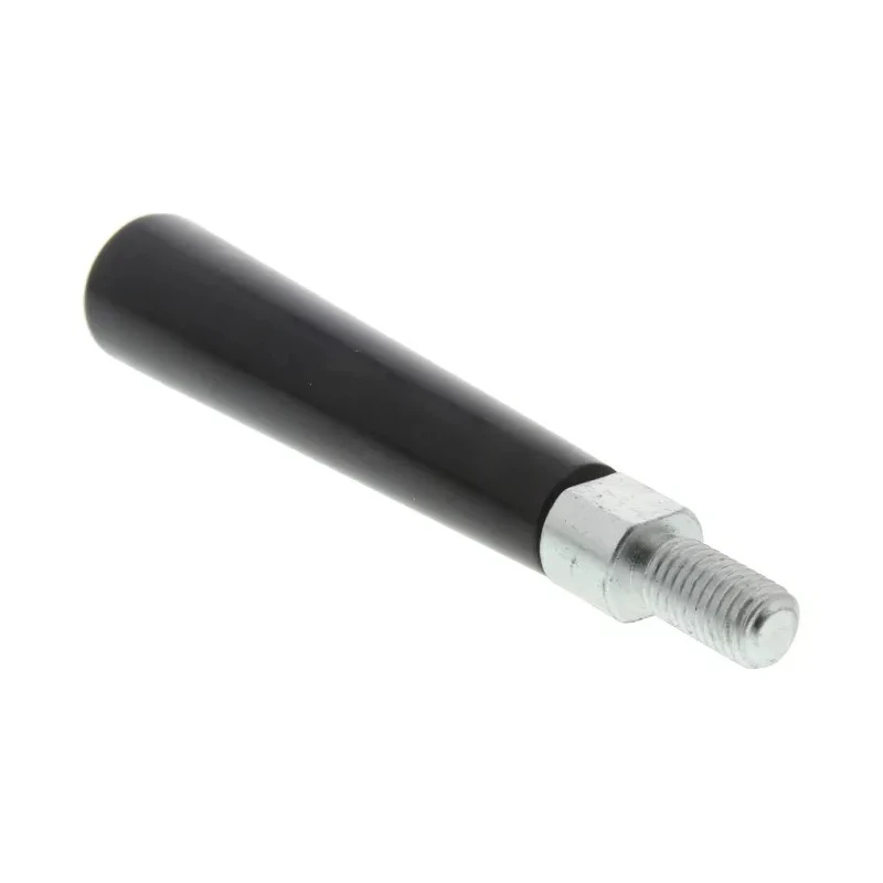 RS PRO Zinc Plated Steel Tapered Handle, M12 Thread x 23 mm Length, Phenolic Black Grip 140 mm Length 702-7560