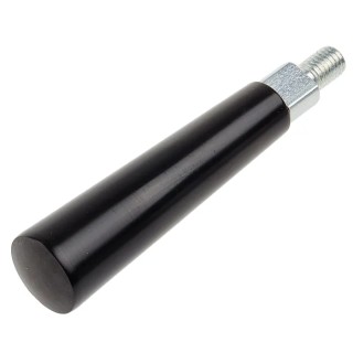 RS PRO Zinc Plated Steel Tapered Handle, Male Thread M10 x 15 mm Insert, Phenolic Handle, 113 mm Length 702-7566
