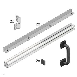 Bosch Rexroth Safety Door EcoSafe Aluminium 1.8 m Height 1 m Width 3842523166
