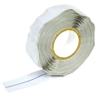Raytech Grey Self-Amalgamating Tape 25mm Width x 9.1m Length Silicone Rubber Backing 0.51mm Thickness 3-2042-00-13
