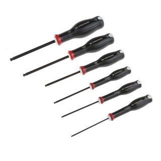 Facom Hex Ball End Standard Screwdriver Set, 6-Piece, DIN 912, France ATWSH.JT6