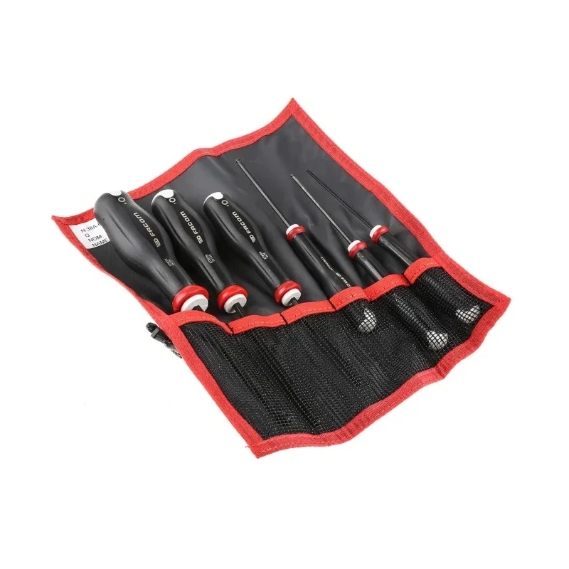 Facom Hex Ball End Standard Screwdriver Set, 6-Piece, DIN 912, France ATWSH.JT6