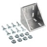 Bosch Rexroth M8 Die Cast Aluminium Angle Bracket Connecting Component for 90 mm Strut Profile Groove Size 10 mm 3842523578