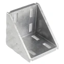 Bosch Rexroth M8 Die Cast Aluminium Angle Bracket Connecting Component for 90 mm Strut Profile Groove Size 10 mm 3842523578