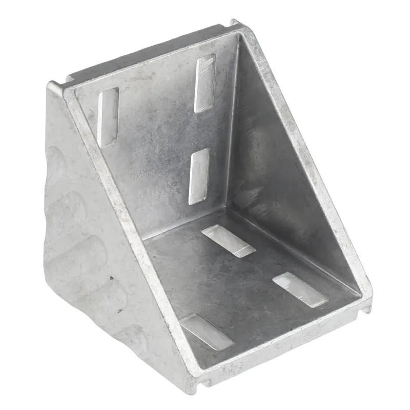 Bosch Rexroth M8 Die Cast Aluminium Angle Bracket Connecting Component for 90 mm Strut Profile Groove Size 10 mm 3842523578