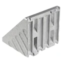 Bosch Rexroth M8 Die Cast Aluminium Angle Bracket Connecting Component for 90 mm Strut Profile Groove Size 10 mm 3842523578