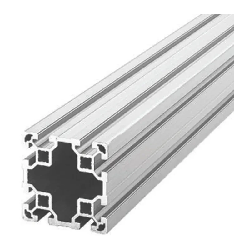 Bosch Rexroth Silver Aluminium Strut Profile 80 x 80 mm 10 mm Groove 3 m Length Series MGE 13.2 3842993133/3000