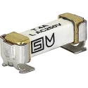 Schurter Non-Resettable Fuse 1.25A, 250 V AC, 125 V DC Ceramic Body UMZ 250 Series 3404.2417.22
