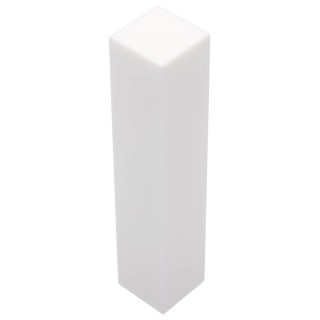 Goodfellow Machinable Glass Ceramic White Ceramic Bar 100 mm Length 158-3146