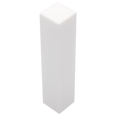 Goodfellow Machinable Glass Ceramic White Ceramic Bar 100 mm Length 158-3146