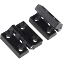 RS PRO Matt Black Nylon Butt Hinge with Knuckle Pin, No Chirality, Screw Fixing, 48 mm x 48 mm x 10.5 mm 702-7838