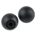 RS PRO Black Duroplast Ball Clamping Knob Unthreaded Hole 25 mm Diameter 702-7819