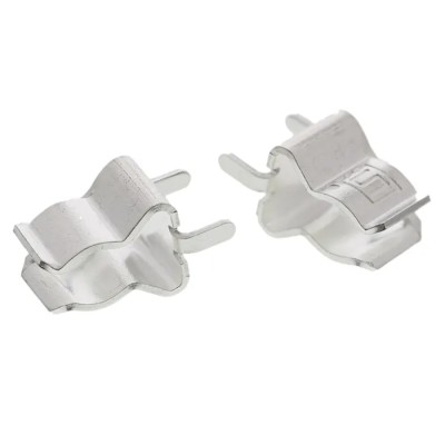 Schurter PCB Mount Silver Plated Beryllium Copper Fuse Clip for 6.3 x 32 mm, 600 V, 32 A 8040.0003