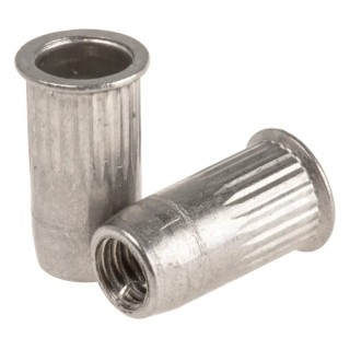 Böllhoff Plain Stainless Steel Threaded Insert M4 Size 7 mm Diameter 6 mm Fixing Hole 11.6 mm Depth 34366040230
