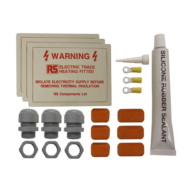 RS PRO Parallel Circuit Constant Wattage Trace Heating Kit, 110V AC, 200°C Max, -60°C Min, 50m Length 703-3123