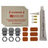 RS PRO Parallel Circuit Constant Wattage Trace Heating Kit, 110V AC, 200°C Max, -60°C Min, 50m Length 703-3123