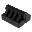 RS PRO Black Powder Coated Nylon Butt Hinge with Knuckle Pin, Screw Fixing, 54 mm x 44 mm x 30 mm 702-7844
