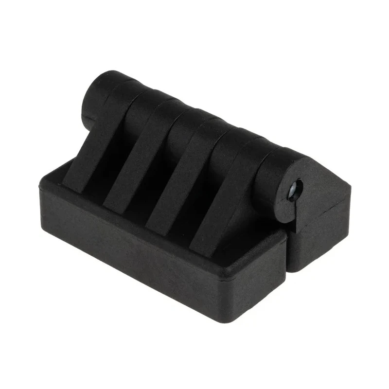 RS PRO Black Powder Coated Nylon Butt Hinge with Knuckle Pin, Screw Fixing, 54 mm x 44 mm x 30 mm 702-7844