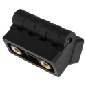 RS PRO Black Powder Coated Nylon Butt Hinge with Knuckle Pin, Screw Fixing, 54 mm x 44 mm x 30 mm 702-7844