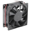 RS PRO Axial Fan, 24V DC, 229.4 m³/h Airflow, 16 W Power, 700 mA Max Current, IP44 Rated, 92.5 x 92.5 x 38 mm Frame Size IP44