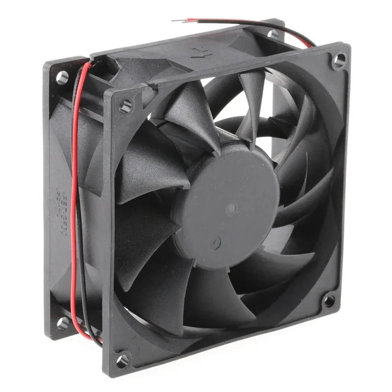 RS PRO Axial Fan, 24V DC, 229.4 m³/h Airflow, 16 W Power, 700 mA Max Current, IP44 Rated, 92.5 x 92.5 x 38 mm Frame Size IP44