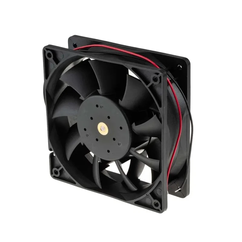 RS PRO Axial Fan 24V dc 40.8W 1.7A 383.9 m³/h 120 mm Square Frame Ball Bearing Forward Curve 5000 rpm 703-3464