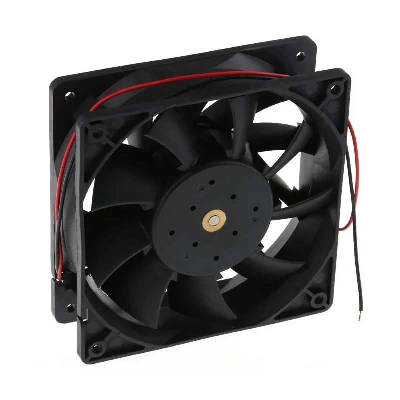 RS PRO Axial Fan 12V DC 383.9 m³/h Air Flow 43.2 W Power 3.6 A Max Current 120 mm Square Frame 38 mm Depth 703-3467