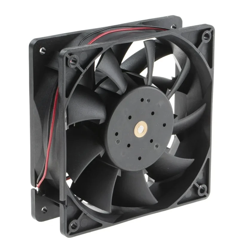 RS PRO Axial Fan, 48V DC, 48W, 383.9 m³/h Air Flow, 5000 RPM Ball Bearing, 120 mm Square Frame 703-3476