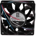 RS PRO Axial Fan 24V DC 383.9 m³/h 40.8W 1.7A Max 120mm Square Frame 38mm Depth 703-3473