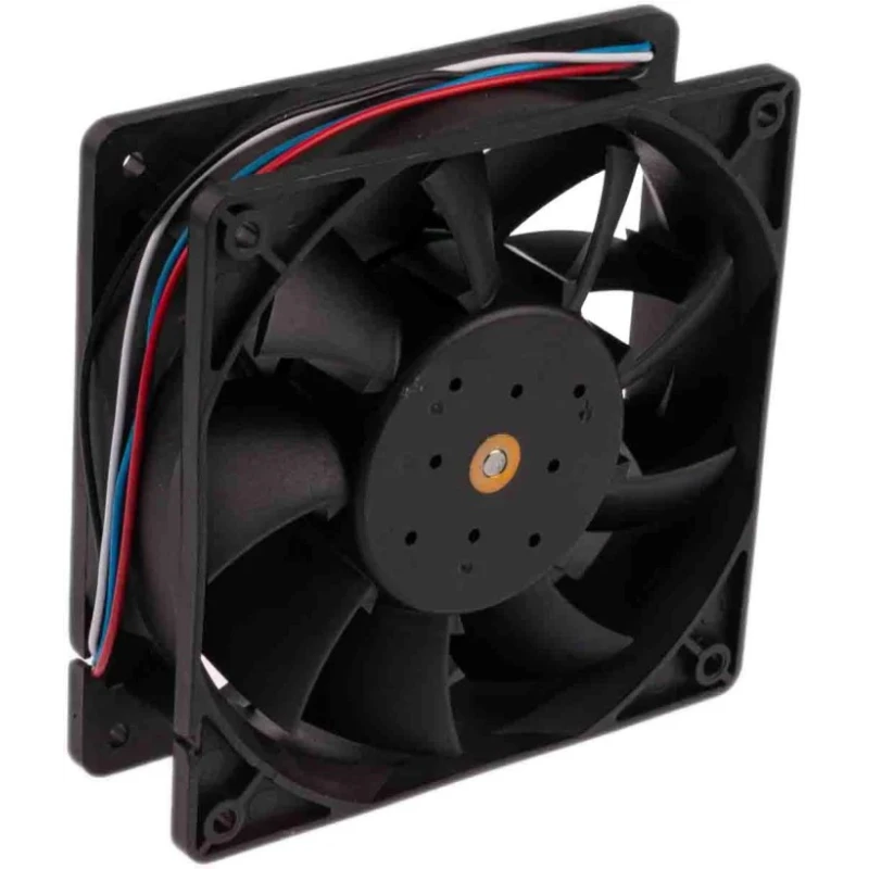 RS PRO Axial Fan 24V DC 383.9 m³/h 40.8W 1.7A Max 120mm Square Frame 38mm Depth 703-3473