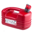RS PRO High Density Polyethylene Fuel Can 5L Capacity Lightweight Jerry Can with Flexible Spout 703-1095