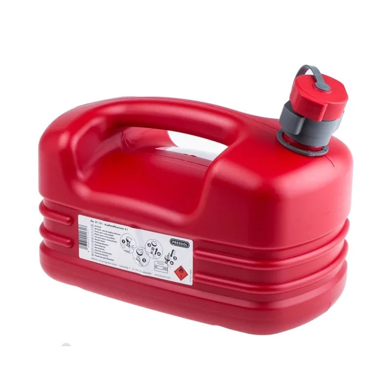 RS PRO High Density Polyethylene Fuel Can 5L Capacity Lightweight Jerry Can with Flexible Spout 703-1095