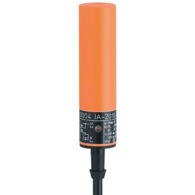 ifm electronic Barrel Inductive Proximity Sensor PNP 36 V dc 250 mA 10 mm Detection IA5082