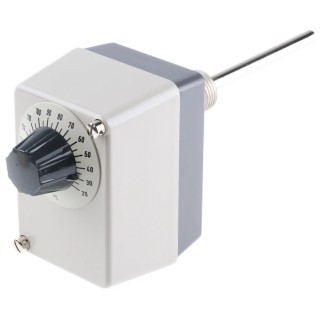 Jumo Capillary Thermostat, 150 °C Max, Manual Reset, 1 NO/1 NC, 10 A, Surface 603021/01-1-043-30-0-00-20-13-46-100-8-6/000