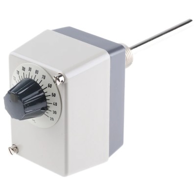Jumo Capillary Thermostat, 150 °C Max, Manual Reset, 1 NO/1 NC, 10 A, Surface 603021/01-1-043-30-0-00-20-13-46-100-8-6/000