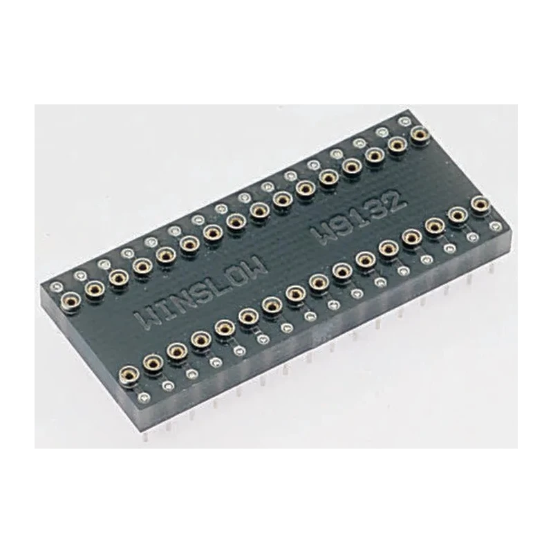 Winslow Straight Through Hole Mount 7.62 mm Pitch IC Socket Adapter DIP to DIP W9117RC
