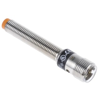 ifm electronic Threaded Barrel Inductive Proximity Sensor M8 x 1 PNP 36 V dc 200mA IE5288