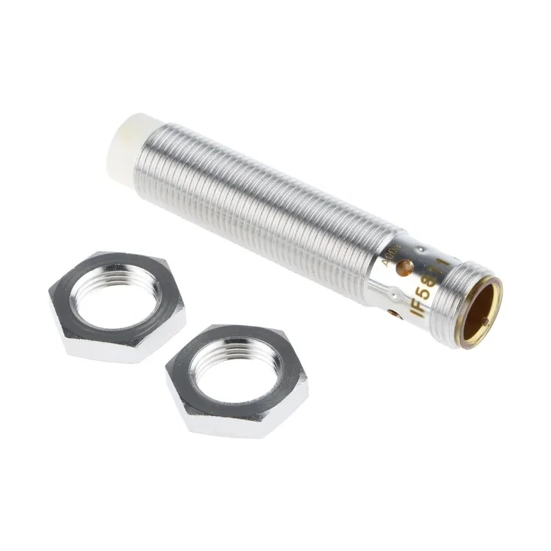 ifm electronic Threaded Barrel Inductive Proximity Sensor M12 x 1, PNP Output, 7 mm Detection, 36 V dc, IP68 IF5811