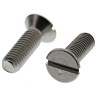 RS PRO Slot Countersunk Stainless Steel Machine Screw M5 Thread 16mm Length 158-3449